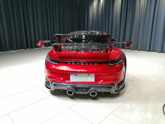 Repuestos de automóviles para Porsche 911 992 Kit de carrocería 911 992 Turbo Modernizado estilo Techart Kit de carrocería de cubierta de parachoques delantero y trasero
