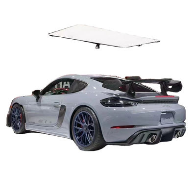Repuestos de automóviles para Porsche 718 981 987 Spoiler de fibra de carbono 718 981 987 Spoiler de cola de estilo GT4RS mejorado