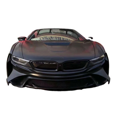 Para el BMW I8 Kit de carrocería de fibra de carbono I8 Upgrade estilo de energía delanteros y traseros del parachoques spoiler widebody Kit