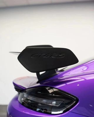 Repuestos de automóviles para Porsche 718 981 987 Spoiler de fibra de carbono 718 981 987 Spoiler de cola de estilo GT4RS mejorado