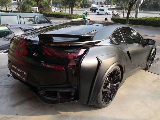 Para el BMW I8 Kit de carrocería de fibra de carbono I8 Upgrade estilo de energía delanteros y traseros del parachoques spoiler widebody Kit