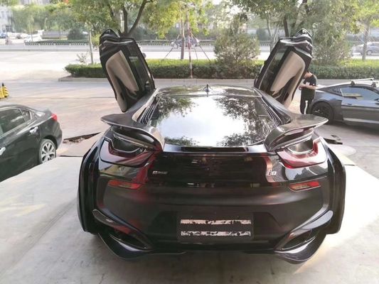 Para el BMW I8 Kit de carrocería de fibra de carbono I8 Upgrade estilo de energía delanteros y traseros del parachoques spoiler widebody Kit