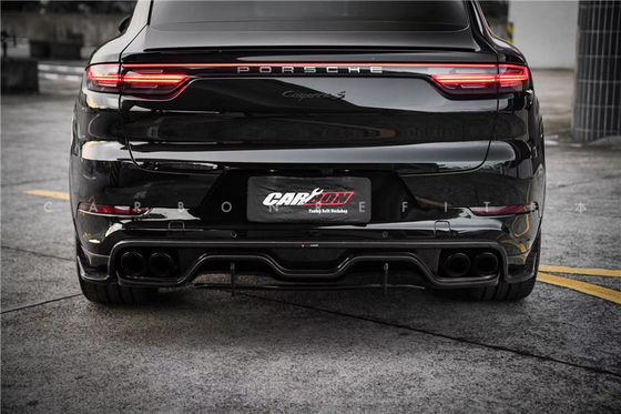 Repuestos de automóviles para Porsche Cayenne Kit de carrocería de fibra de carbono Cayenne Spoiler