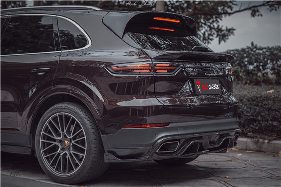 Repuestos de automóviles para Porsche Cayenne Kit de carrocería de fibra de carbono Cayenne Spoiler