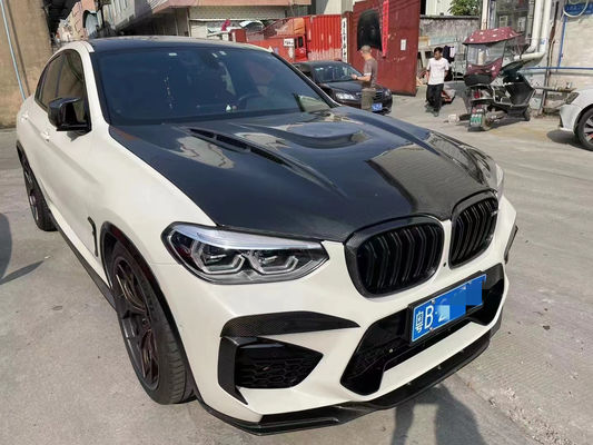Para el BMW X3M X4M F97 F98 Capa de máquina de fibra de carbono Material seco de fibra de carbono Capa del motor de fibra de carbono X3M X4M