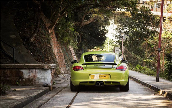 Repuestos para automóviles Porsche 987 Spoiler de fibra de carbono 987 Upgraded Cayman R Style Tail Spoiler 987 Kit de carrocería