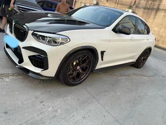 Para el BMW X3M X4M F97 F98 Capa de máquina de fibra de carbono Material seco de fibra de carbono Capa del motor de fibra de carbono X3M X4M