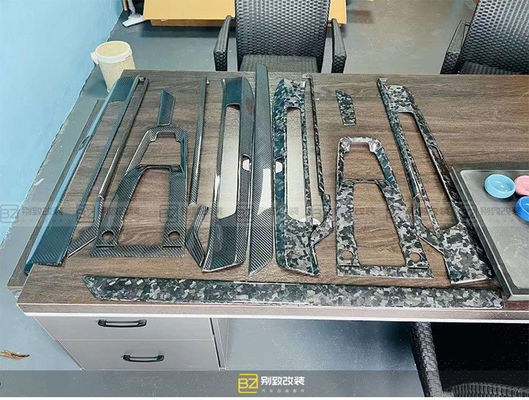 Repuestos de automóviles para Porsche 911 992 Interior de fibra de carbono 911 992 Panel de centro de fibra de carbono
