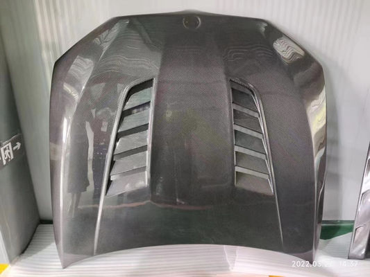 Para el BMW de la Serie 5 G30 G38 F90 Cobertura de la máquina de fibra de carbono G30 G38 F90 Cobertura de la escotilla del motor de fibra de carbono seca