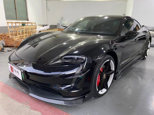 Repuestos de automóviles para Porsche Taycan Kit de carrocería de fibra de carbono TAYCAN Upgrade REVOZPORT estilo delantero de pala difusor de spoiler