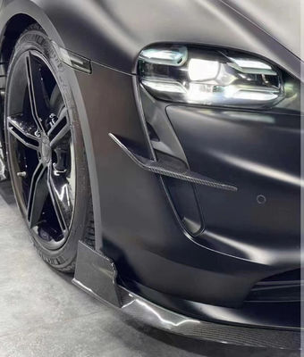Repuestos de automóviles para Porsche Taycan Kit de carrocería de fibra de carbono TAYCAN Upgrade REVOZPORT estilo delantero de pala difusor de spoiler