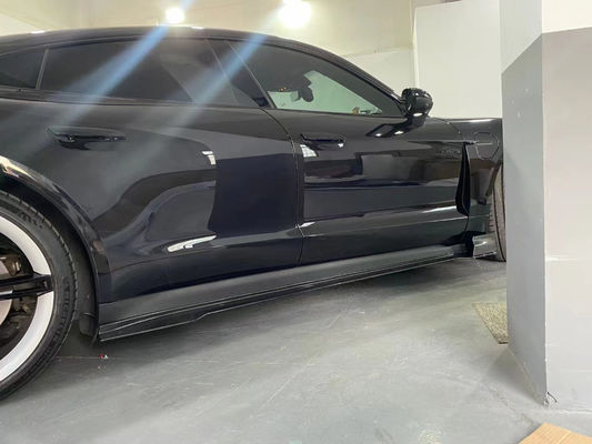 Repuestos de automóviles para Porsche Taycan Kit de carrocería de fibra de carbono TAYCAN Upgrade REVOZPORT estilo delantero de pala difusor de spoiler
