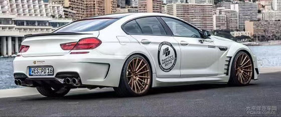Para BMW Serie 6 F12 F13 Kit de carrocería FPR Material F12 F13 Modernizado Estilo de diseño previo Kit de carrocería Spoiler