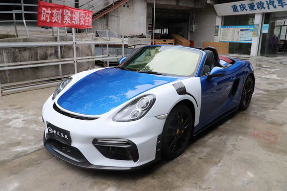 Repuestos de automóviles para Porsche 981Boxster Cayman Kit de carrocería 981Boxster Cayman Kit de carrocería de parachoques delantero y trasero de estilo GT4