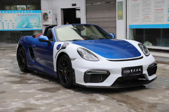 Repuestos de automóviles para Porsche 981Boxster Cayman Kit de carrocería 981Boxster Cayman Kit de carrocería de parachoques delantero y trasero de estilo GT4