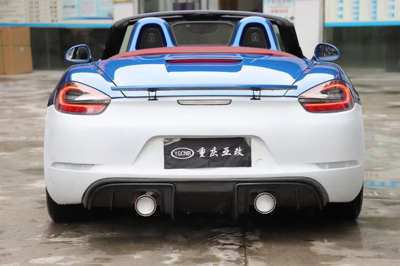 Repuestos de automóviles para Porsche 981Boxster Cayman Kit de carrocería 981Boxster Cayman Kit de carrocería de parachoques delantero y trasero de estilo GT4