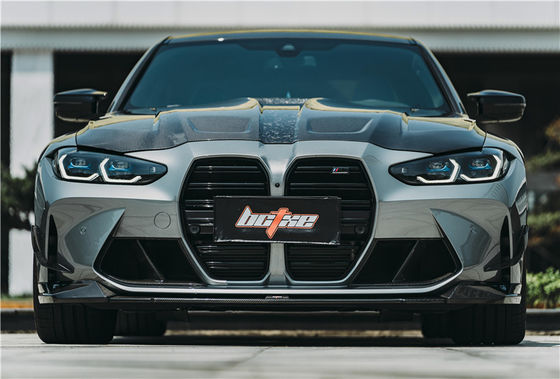 Repuestos de automóviles para BMW G80 G82 M3 M4 Tapa de fibra de carbono G80 G82 M3 M4 Capó de fibra de carbono