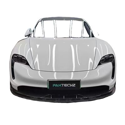 Kit de carrocería de fibra de carbono seca para Porsche Taycan Taycan actualización de estilo PAKTECHZ Kit de carrocería de spoiler de difusor de pala frontal