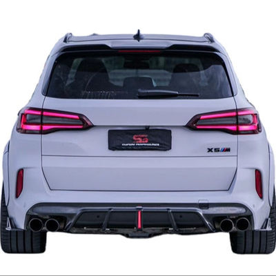 Compartimientos para automóviles Kit de carrocería de fibra de carbono para BMW X5M X5M Capuchón de fibra de carbono X5M Frente de pala difusor spoiler X5M Kit de carrocería ancha
