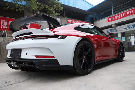 Kit de carrocería de material plástico de PP para Porsche911 992 992 Modernizado estilo GT3 delantero y trasero.