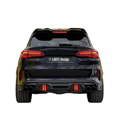Repuestos para automóviles para BMW X5M F95 Kit de carrocería de fibra de carbono X5M F95 Kit de carrocería de spoiler de difusor de pala delantera de estilo LD