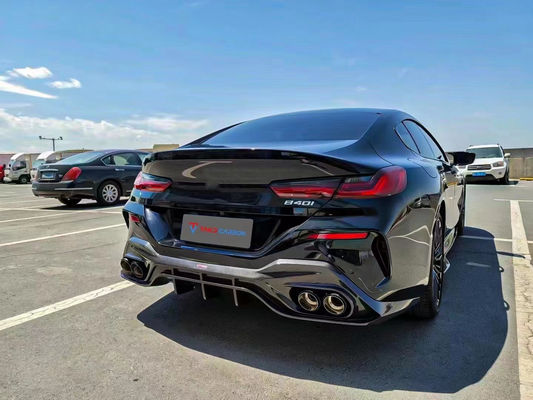 Repuestos para automóviles para BMW Serie 8 G14 G15 G16 840i Kit de carrocería de fibra de carbono 840i Fibra de carbono Scoop frontal difuso Spoiler faldón lateral