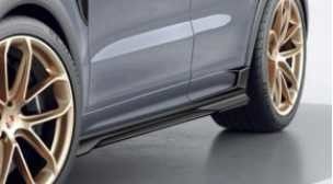 Para Porsche Cayenne Fibra de carbono Kit de cuerpo Cayenne Fibra de carbono delantera Difusor de labios Spoiler de la parte superior del capó de la camiseta