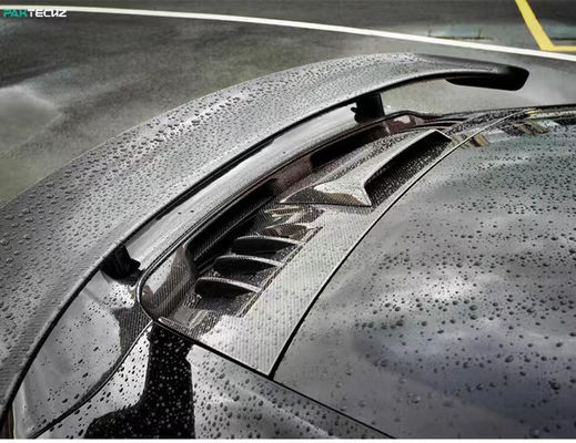 Para el Porsche 992 Turbo Spoiler de fibra de carbono 992 Turbo Upgrade Paktechz Style Spoiler de cubierta de cola de fibra de carbono