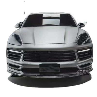 Para el Porsche Cayenne Coupé Kit de cuerpo de fibra de carbono Cayenne Coupé Kit de cuerpo de difusor de labios delanteros de fibra de carbono al estilo FD