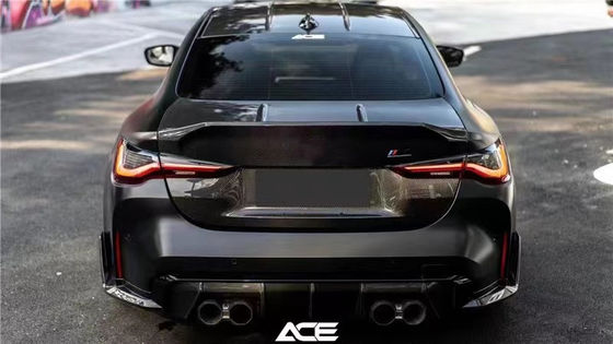 para BMW M3 M4 tapa trasera de fibra de carbono M3 M4 estilo CSL tapa trasera del tronco de fibra de carbono seca