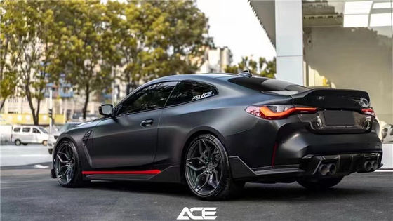 para BMW M3 M4 tapa trasera de fibra de carbono M3 M4 estilo CSL tapa trasera del tronco de fibra de carbono seca