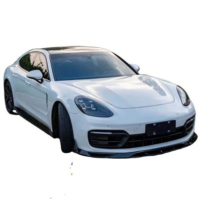 Para el Porsche Panamera Kit de cuerpo de fibra de carbono Panamera Fibra de carbono delantera de labio difusor spoiler faldana lateral