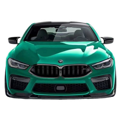 Para el BMW M8 Kit de cuerpo de fibra de carbono M8 Moderado Vors estilo de fibra de carbono delantero de labio difusor spoiler lateral falda Kit de cuerpo