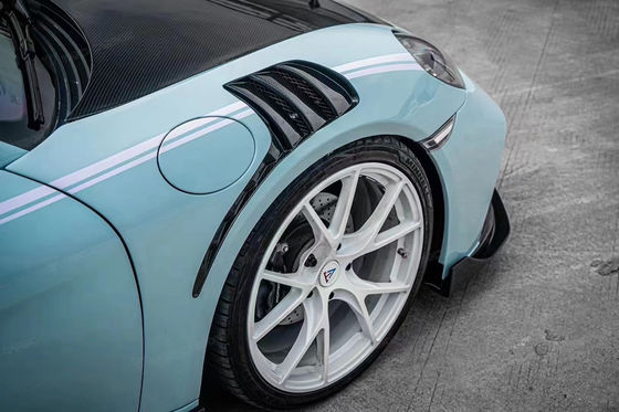 Lago Azul GTS Porsche Body Kit 718 Falda lateral 2017 - 2019 Espoilero del parachoques