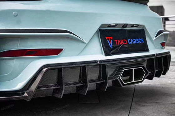 Lago Azul GTS Porsche Body Kit 718 Falda lateral 2017 - 2019 Espoilero del parachoques