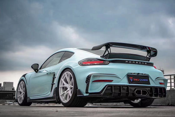 Lago Azul GTS Porsche Body Kit 718 Falda lateral 2017 - 2019 Espoilero del parachoques