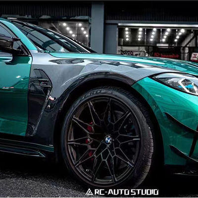 Para BMW M3 M4 G80 G82 Fender de fibra de carbono M3 M4 G80 G82 Fender de fibra de carbono de estilo AE mejorado ligero