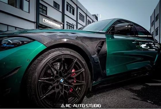 Para BMW M3 M4 G80 G82 Fender de fibra de carbono M3 M4 G80 G82 Fender de fibra de carbono de estilo AE mejorado ligero