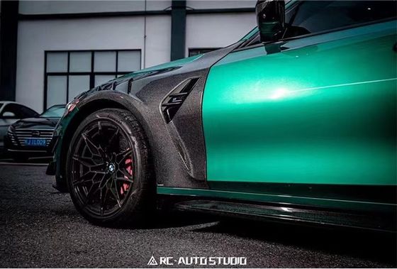 Para BMW M3 M4 G80 G82 Fender de fibra de carbono M3 M4 G80 G82 Fender de fibra de carbono de estilo AE mejorado ligero