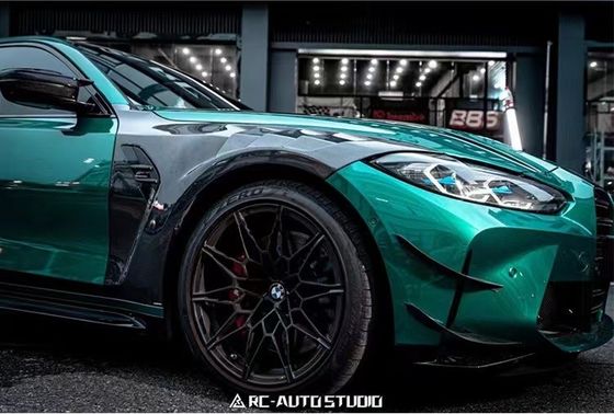Para BMW M3 M4 G80 G82 Fender de fibra de carbono M3 M4 G80 G82 Fender de fibra de carbono de estilo AE mejorado ligero