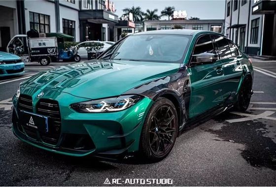 Para BMW M3 M4 G80 G82 Fender de fibra de carbono M3 M4 G80 G82 Fender de fibra de carbono de estilo AE mejorado ligero