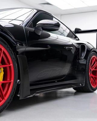 146cm 2020 Porsche 992 Kit de carrocería Difusor de labios delantero Spoiler Hood Kit de carrocería OEM