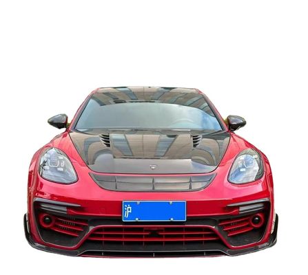 MSY Panamera 971 Kit de cuerpo Fibra de carbono roja reemplaza el parachoques delantero Spoiler Widebody Kit