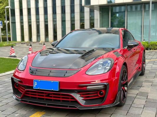MSY Panamera 971 Kit de cuerpo Fibra de carbono roja reemplaza el parachoques delantero Spoiler Widebody Kit