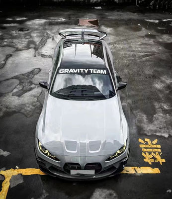 Para BMW Serie 4 G80 G82 M3 M4 Spoiler de fibra de carbono G80 G82 M3 M4 Ala de spoiler de estilo GTR mejorada
