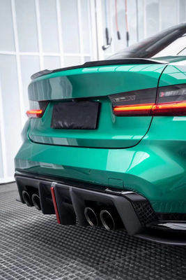 Para el BMW G80 G82 M3 M4 Kit de cuerpo de fibra de carbono G80 G82 M3 M4 Modernizado AE Estilo Frente Difusor de labio Spoiler de la falda lateral