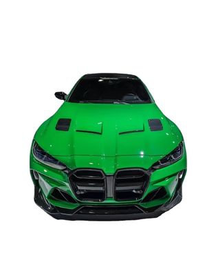Para BMW M3 M4 Kit de carrocería de fibra de carbono G80 G82M3 M4 Actualizado VORS Estilo Bumper delantero de fibra de carbono