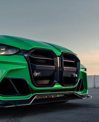 Para BMW M3 M4 Kit de carrocería de fibra de carbono G80 G82M3 M4 Actualizado VORS Estilo Bumper delantero de fibra de carbono