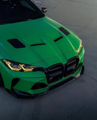 Para BMW M3 M4 Kit de carrocería de fibra de carbono G80 G82M3 M4 Actualizado VORS Estilo Bumper delantero de fibra de carbono