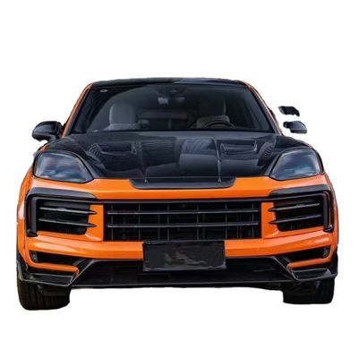 Kit de carrocería de cuerpo ancho de Porsche Cayenne MSY estilo delantero de labio difusor spoiler Kit de carrocería Porsche